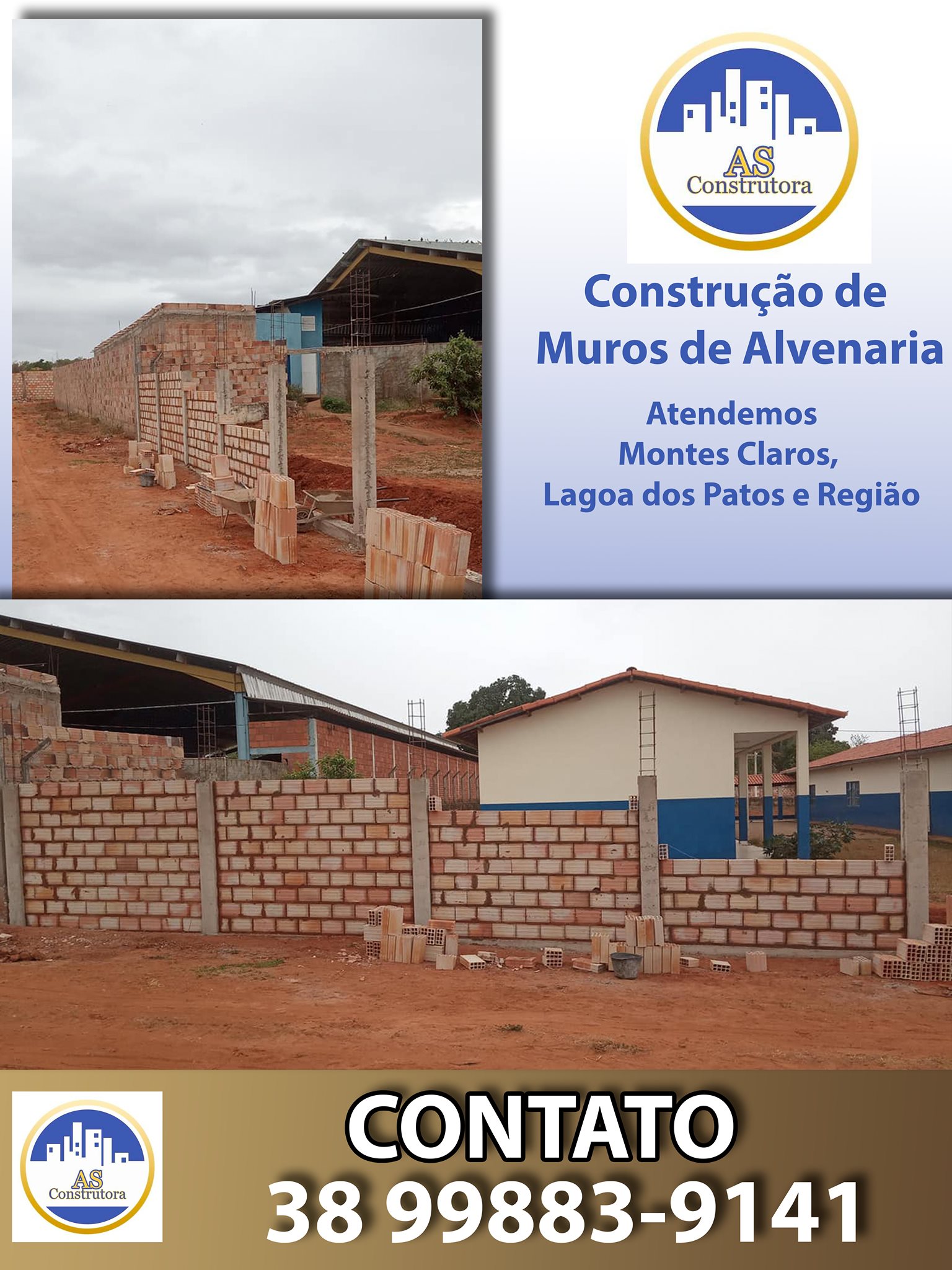 AS Construtora Andeilton soares de souza AS construtora Lagoa dos Patos MG